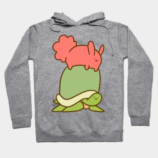 Pink Bunny and Turtle Hoodie